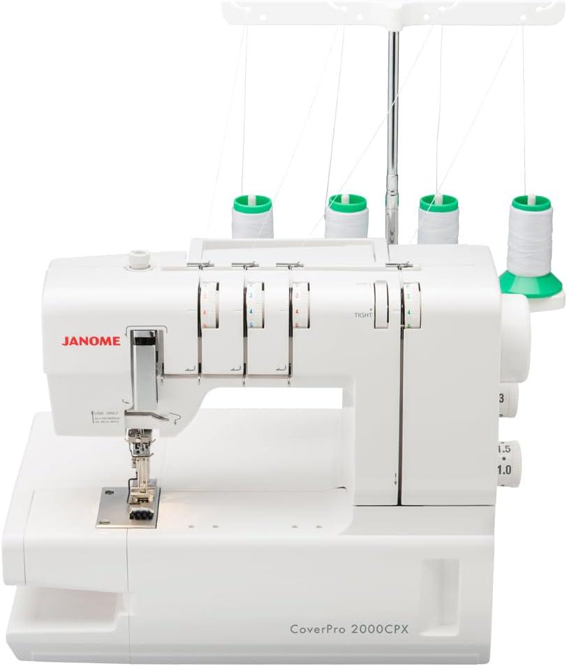 Janome 2000CPX Coverstitch Machine Bundle Cover Pro