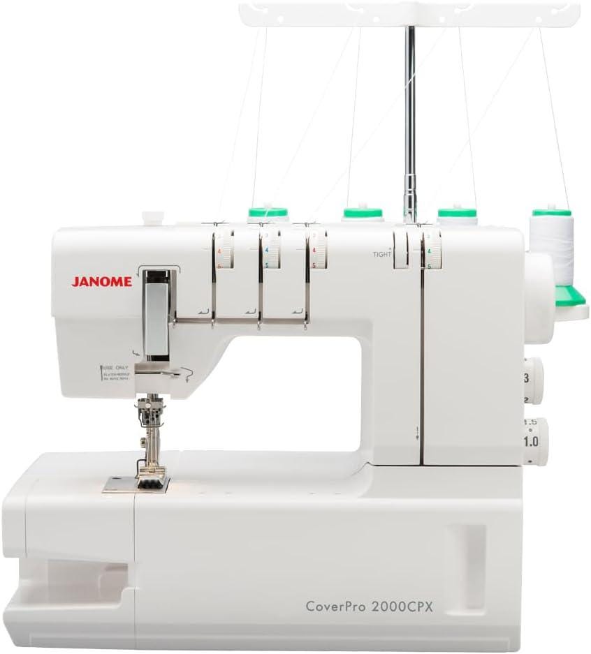Janome 2000CPX Coverstitch Machine Bundle Cover Pro