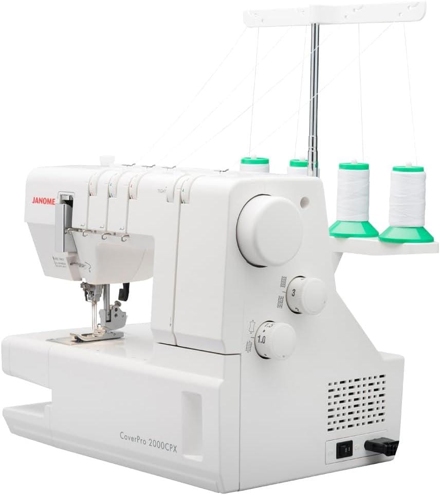 Janome 2000CPX Coverstitch Machine Bundle Cover Pro